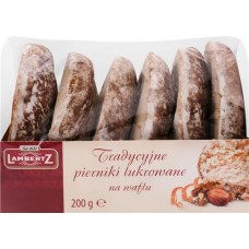 Пряники LAMBERTZ на тонкой вафле в сахарной глазури, 200г в магазинах Лента