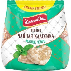 Пряники ХЛЕБНЫЙ ДОМ Мятные Узоры, 400г в магазинах Лента