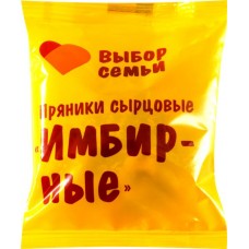 Пряники сырцовые ВЫБОР СЕМЬИ Имбирные, 35г в магазинах Лента