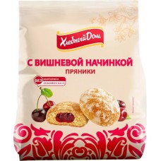 Пряники ХЛЕБНЫЙ ДОМ с вишневой начинкой, 300г в магазинах Лента
