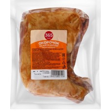 Окорочок копчено-вареный из мяса цыплят 365 ДНЕЙ, весовая в магазинах Лента