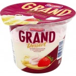 Пудинг GRAND DESERT Белый шоколад с клубничным муссом 6%, без змж, 200г Пудинг GRAND DESERT Белый шоколад с клубничным муссом 6%, без змж, 200г