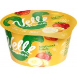 Продукт овсяный VELLE Клубника, банан, 140г Продукт овсяный VELLE Клубника, банан, 140г