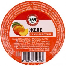 Желе 365 ДНЕЙ со вкусом персика, 150г в магазинах Лента