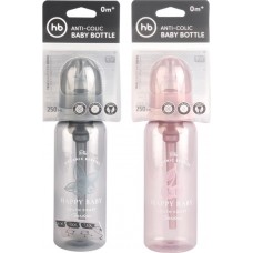 Бутылочка антиколиковая HAPPY BABY 250мл с силиконовой соской Арт. 10015 в магазинах Лента