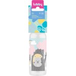 Бутылочка для кормления LUBBY 250мл с латексной молочной соской, с 0 месяцев, Арт. 13564/12