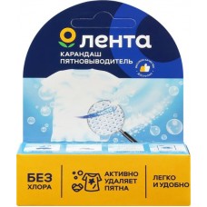 Карандаш-пятновыводитель ЛЕНТА, 35г в магазинах Лента Карандаш-пятновыводитель ЛЕНТА, 35г в магазинах Лента