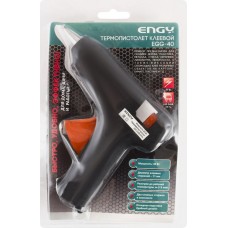 Пистолет клеевой ENGY EGG-40, с подставкой 40Вт, Арт. 357116 в магазинах Лента