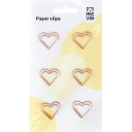 Скрепки фигурные MESHU Hearts 2,7см, Арт. MS_41587, 6шт