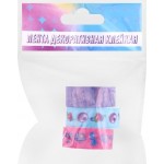 Лента клейкая ЛЕНТА KIDS Bright girl декоративная, Арт. MF521080-1, 5м, 3шт