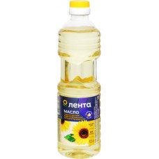 Масло подсолнечное ЛЕНТА нерафинированное, 500мл в магазинах Лента