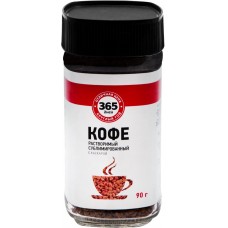 Кофе растворимый 365 ДНЕЙ сублимированный, 90г в магазинах Лента