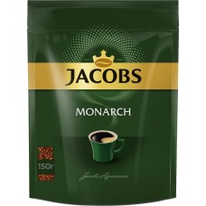 Кофе растворимый JACOBS Monarch натуральный сублимированный, 150г в магазинах Лента