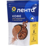 Кофе растворимый с добавлением молотого ЛЕНТА натуральный сублимированный, 90