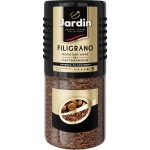 Кофе растворимый с добавлением молотого JARDIN Филиграно натуральный сублимированный, ст/б, 95г