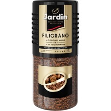Кофе растворимый с добавлением молотого JARDIN Филиграно натуральный сублимированный, ст/б, 95г в магазинах Лента