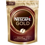 Кофе растворимый с добавлением молотого NESCAFE Gold натуральный сублимированный, ст/б, 75г