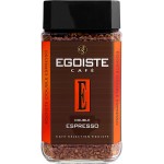 Кофе растворимый EGOISTE Double Espresso Freeze Jar сублимированный ст/б, 100г