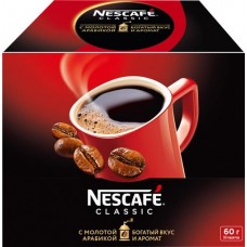 Кофе растворимый с добавлением молотого NESCAFE Classic, 30шт в магазинах Лента