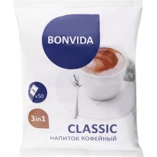 Напиток кофейный растворимый BONVIDA Classic 3в1, 50пак в магазинах Лента