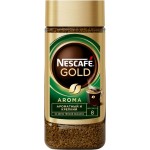 Кофе растворимый NESCAFE Gold Aroma сублимированный с добавлением натурального жареного молотого, ст/б, 85г