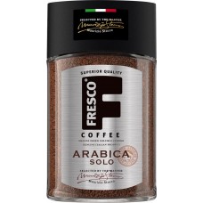 Кофе растворимый FRESCO Arabica Solo натуральный сублимированный, ст/б, 100г в магазинах Лента
