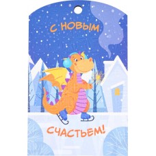 Доска разделочная IMATRYOSHKA Символ 2024 года 18х28см, дерево Арт. ДЛН24-АСС в магазинах Лента