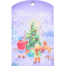 Доска разделочная IMATRYOSHKA Новогодняя 18х28см, дерево Арт. ДЛН-АСС в магазинах Лента