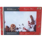 Доска разделочная HOMECLUB Festive 25х18см, прямоугольная, стекло Арт. ZGS-cut9