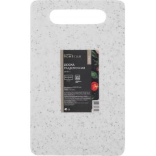 Доска разделочная HOMECLUB Marble 25x15х0,5см, пластик в магазинах Лента