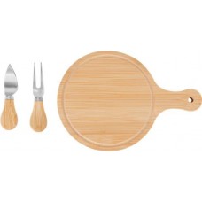 Набор для сыра HOMECLUB доска 25,8х18см, ножи для сыра 2шт, бамбук, нержавеющая сталь Арт.ChS-1 в магазинах Лента