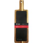 Доска разделочная TALLER Expertise black 40x12x1,5см, акация, сланец, Арт. TR-99368