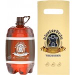 Пиво светлое KLOSTERBRAU Weizenbier пшеничное нефильтрованное непастеризованное неосветленное 4%, 1л