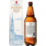 Напиток пивной BLANCHE BIERE Пшеничное Белое нефильтрованный 4,8%, 1л