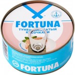 Тунец FORTUNA кусочки в собственном соку, 185г Тунец FORTUNA кусочки в собственном соку, 185г