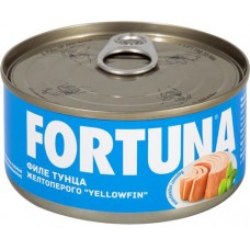 Тунец FORTUNA филе в собственном соку, 185г в магазинах Лента