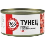 Тунец 365 ДНЕЙ рубленый в собственном соку, 185г Тунец 365 ДНЕЙ рубленый в собственном соку, 185г
