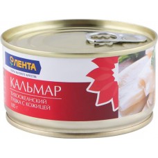 Кальмар ЛЕНТА натуральный, 185г в магазинах Лента
