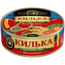 Килька Каспийская ЗНАК КАЧЕСТВА в томатном соусе, неразделанная обжаренная, 240г в магазинах Лента