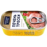 Печень трески МОРСКОЙ КОТИК натуральная из замороженого сырья, 115г Печень трески МОРСКОЙ КОТИК натуральная из замороженого сырья, 115г