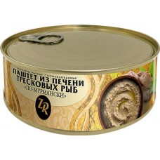 Паштет ЗОЛОТИСТАЯ РЫБКА По-мурмански, из печени тресковых рыб, 240г в магазинах Лента