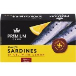 Сардины PREMIUM CLUB в масле с лимоном, кусочки, 125г Сардины PREMIUM CLUB в масле с лимоном, кусочки, 125г