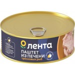 Паштет из печени трески ЛЕНТА Деликатесный, 230г