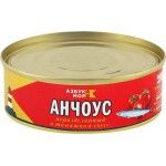 Анчоус АЗБУКА МОРЯ в томатном соусе, 240г