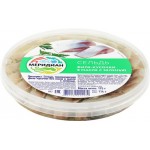 Сельдь МЕРИДИАН филе-кусочки в масле с зеленью, 175г