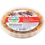 Сельдь МЕРИДИАН филе-кусочки в масле с пряностями Мехико, 175г