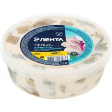 Сельдь ЛЕНТА По-мексикански филе-кусочки в майонезе, 500г в магазинах Лента