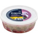 Сельдь ЛЕНТА По-бургундски филе-кусочки в розовом вине, 500г Сельдь ЛЕНТА По-бургундски филе-кусочки в розовом вине, 500г