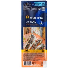 Сельдь ЛЕНТА филе в масле с пряностями, 250г в магазинах Лента