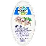 Сельдь Тихоокеанская специального посола МЕРИДИАН крупная жирная, 1,3г